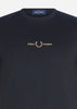 Fred Perry T-shirts  Embroidered t-shirt - black 