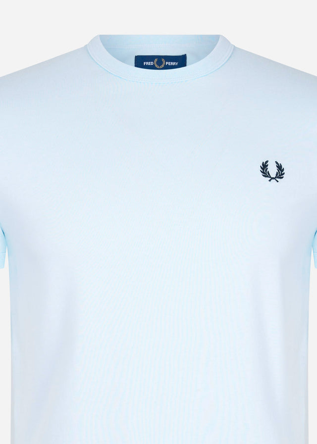Fred Perry T-Shirts  Ringer t-shirt - light ice 