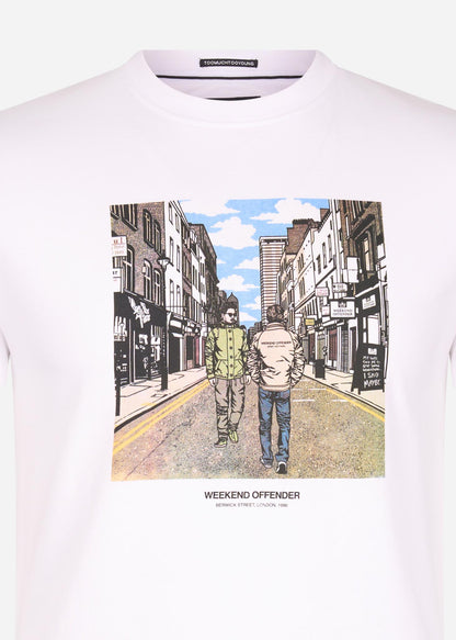 Weekend Offender T-shirts  Berwick street - white 