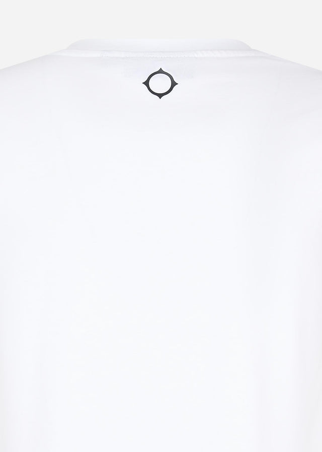 MA.Strum T-Shirts  MA.Strum block print tee - optic white 