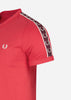 Fred Perry T-shirts  Contrast tape ringer t-shirt - washed red oxblood 