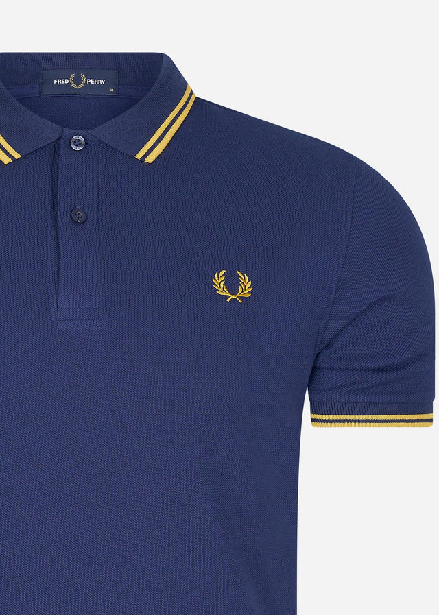 Fred Perry Poloshirts  Twin tipped fred perry shirt - french navy golden hour 