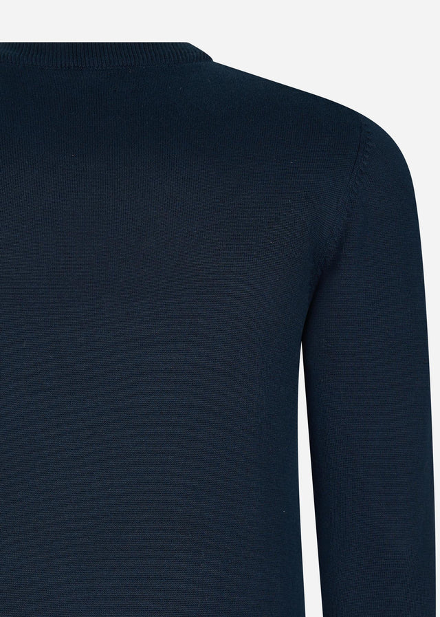 Ben Sherman Pullover  Chest stripe crew - dark navy 