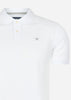 Hackett London Polo's  Cotton pique polo shirt - optic white 