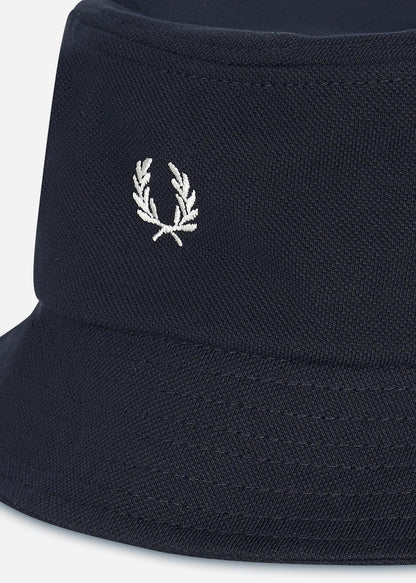 Fred Perry Bucket Hats  Pique bucket hat - navy 