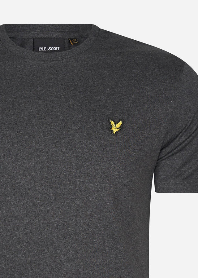 Lyle & Scott T-Shirts  Plain t-shirt - charcoal marl 
