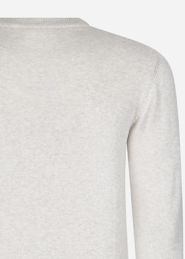 Ben Sherman Pullover  Chest stripe crew - ivory 