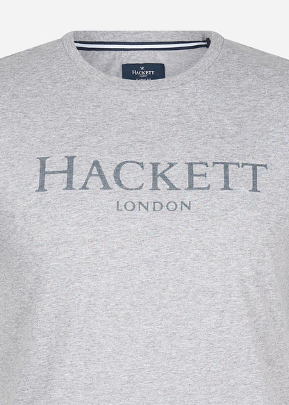 Hackett London T-shirts  Hackett london t-shirt - light grey marl 