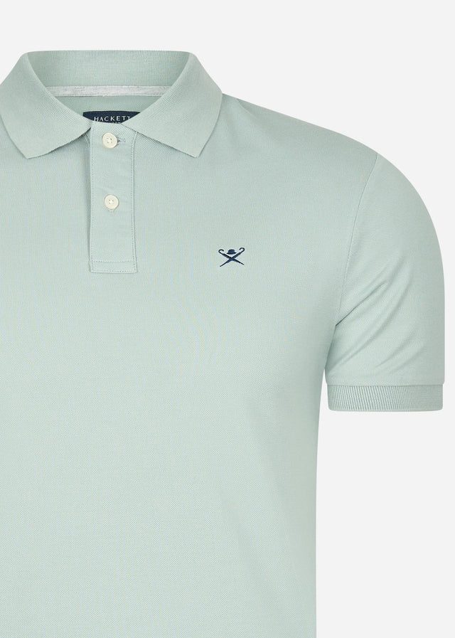 Hackett London Poloshirts  Cotton pique polo shirt - duck egg 