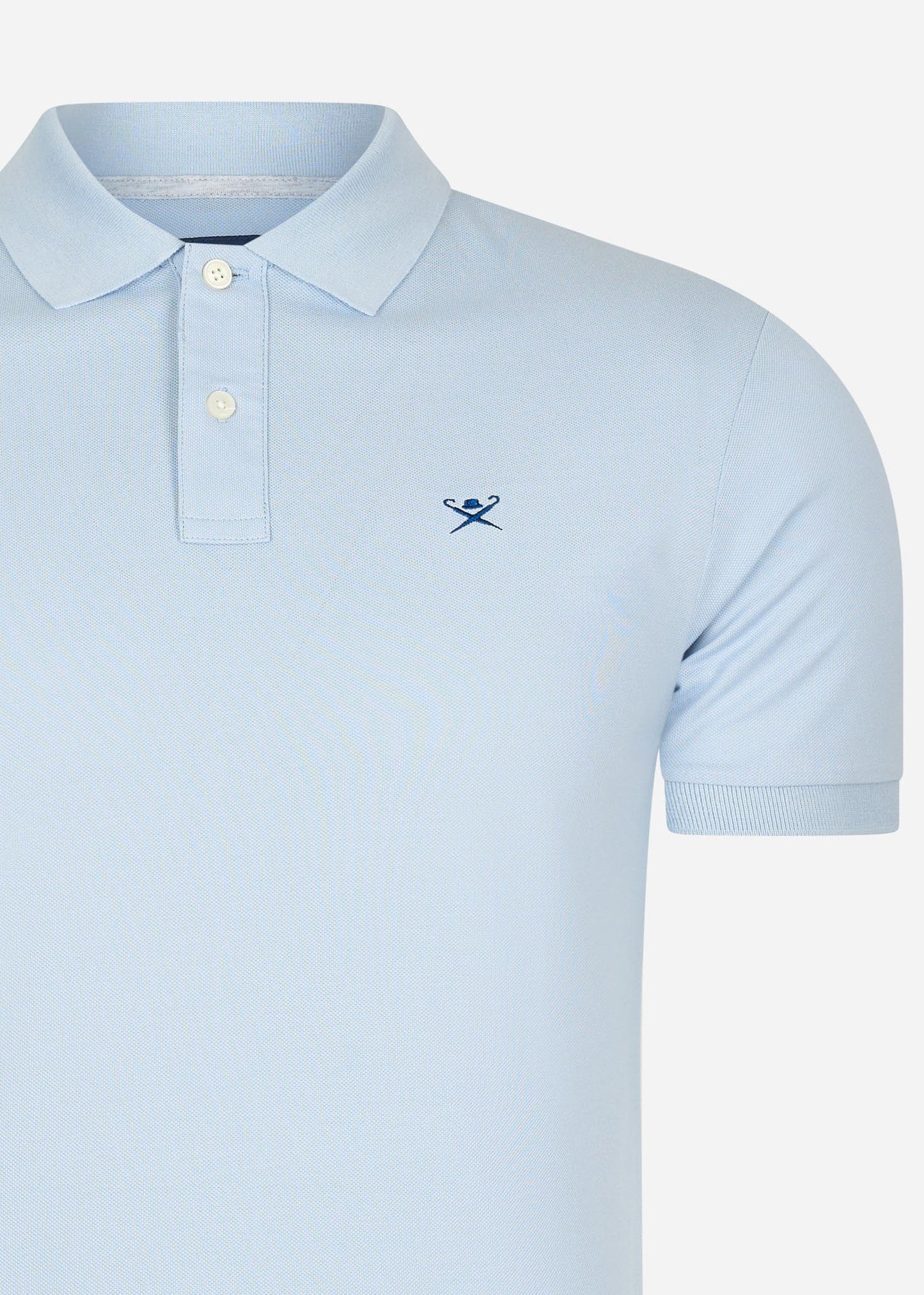 Hackett London Polo's  Cotton pique polo shirt - oxford blue 