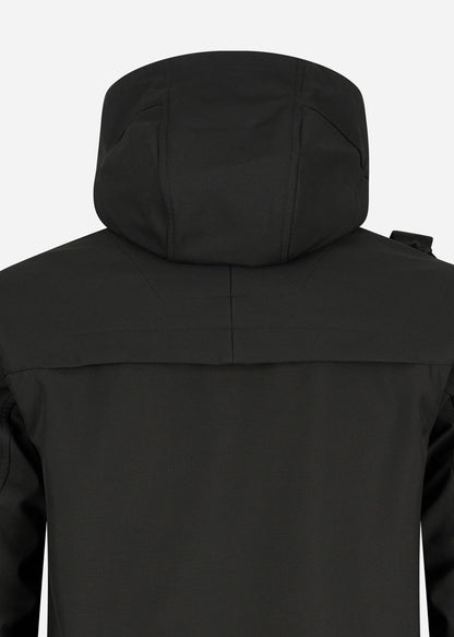 MA.Strum Jassen  Softshell hooded jacket - jet black 