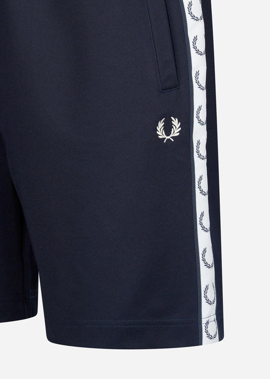 Fred Perry Korte Broeken  Taped tricot short - carbon blue 