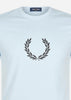 Fred Perry T-shirts  Laurel wreath graphic t-shirt - light ice 