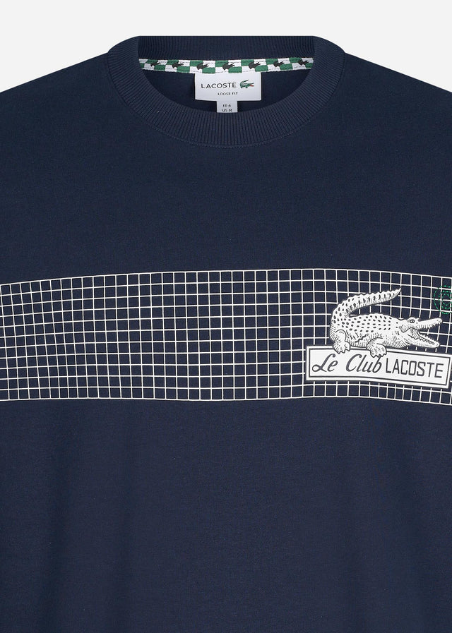 Lacoste T-Shirts  Stripe t-shirt - navy blue 
