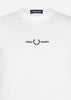 Fred Perry T-shirts  Embroidered t-shirt - white 