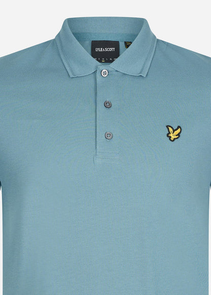 Lyle & Scott Polo's  Crest tipped polo shirt - skipton blue 