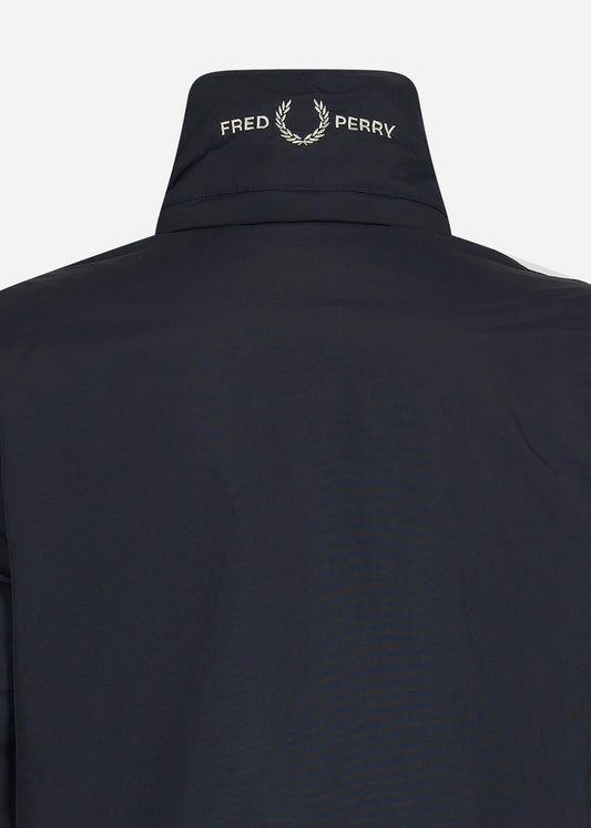 Fred Perry Jassen  Patch pocket zip through jacket - navy 