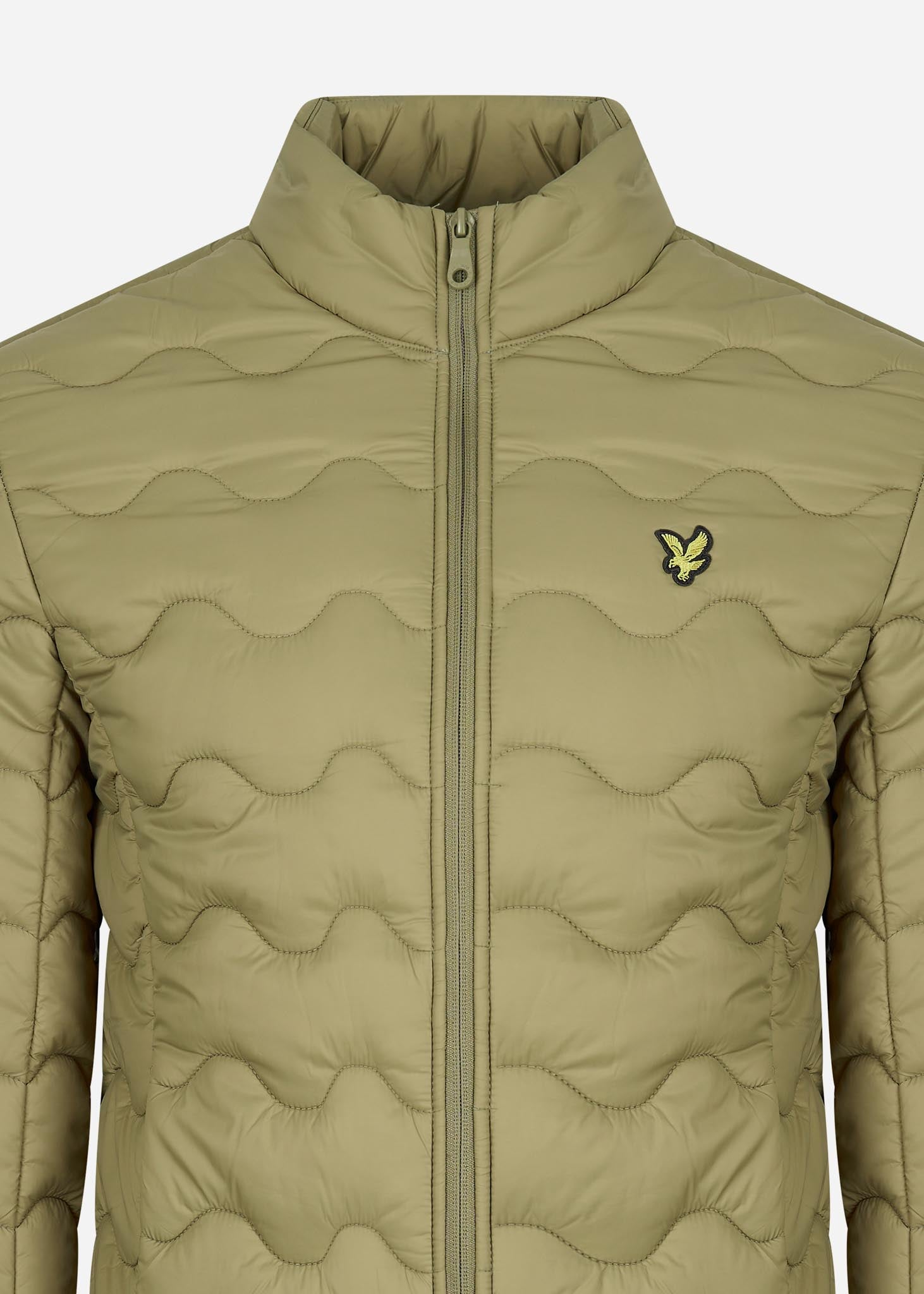 Lyle & Scott Jassen  Crest quilted jacket - seaweed 