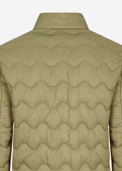 Lyle & Scott Jassen  Crest quilted jacket - seaweed 