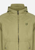 Lyle & Scott Jassen  Garment dyed zip through jacket - seaweed 