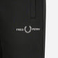 Fred Perry Korte Broeken  Embroidered sweat short - black 
