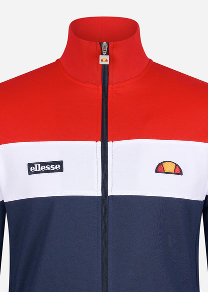 Ellesse Vesten  Caprini track top - red navy white 