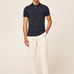 Hackett London Polo's  Cotton pique polo shirt - navy 