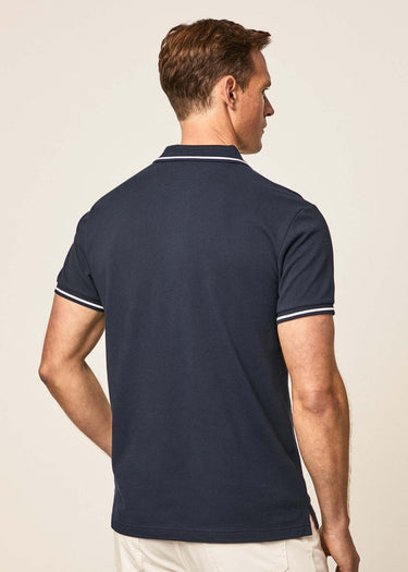 Hackett London Polo's  Heritage logo polo - navy blazer 