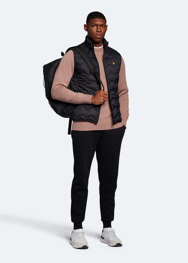 Lyle & Scott Bodywarmers  Crest quilted gilet - jet black 