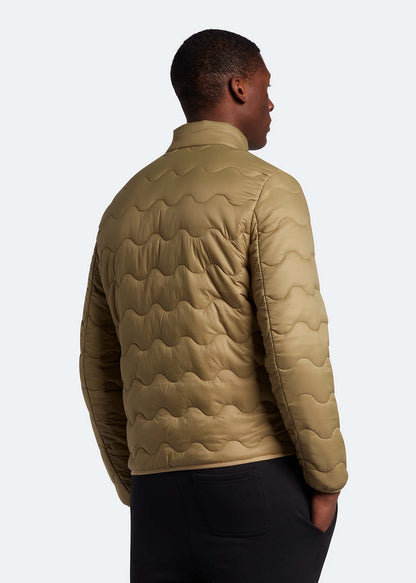 Lyle & Scott Jassen  Crest quilted jacket - seaweed 