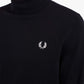 Fred Perry Truien  Roll neck jumper - black 