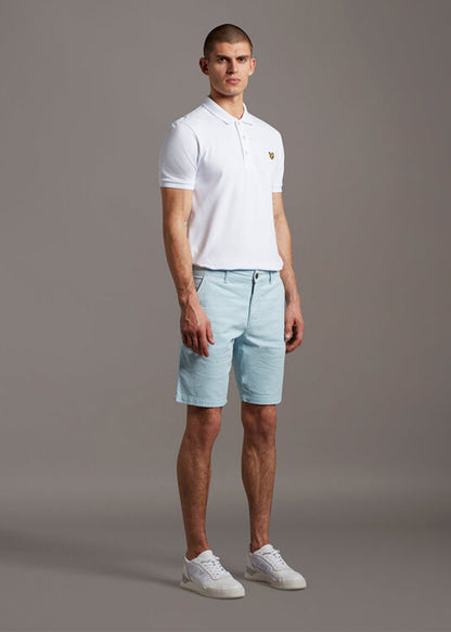 Lyle & Scott Korte Broeken  Chino short - deck blue 