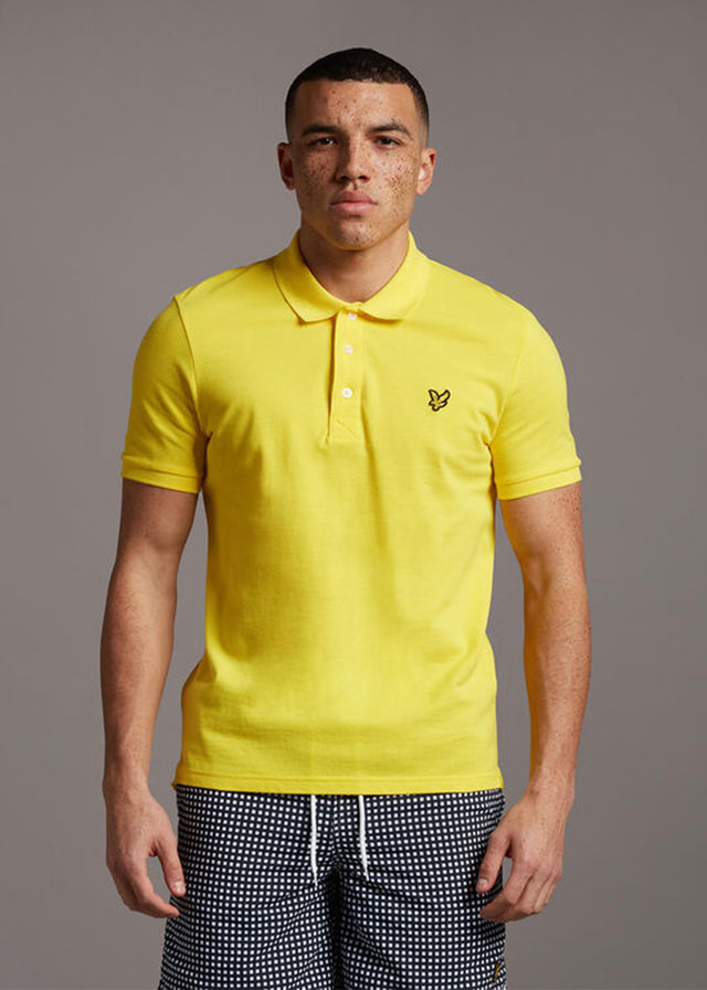 Lyle & Scott Poloshirts  Plain polo shirt - buttercup yellow 