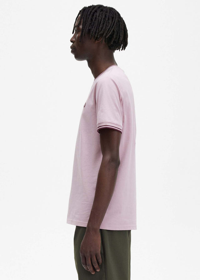 Fred Perry T-Shirts  Twin tipped t-shirt - chalky pink 