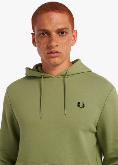 Fred Perry Hoodies  Tipped hooded sweatshirt - sage green 