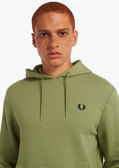 Fred Perry Hoodies  Tipped hooded sweatshirt - sage green 