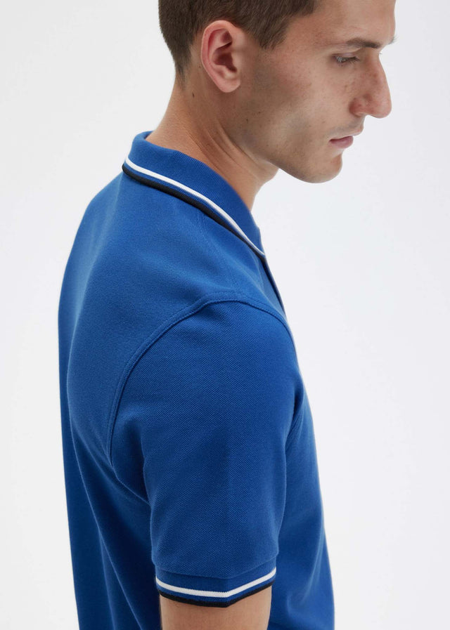 Fred Perry Poloshirts  Twin tipped fred perry shirt - shaded cobalt 