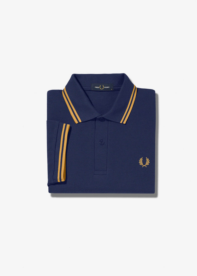 Fred Perry Poloshirts  Twin tipped fred perry shirt - french navy golden hour 