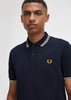 Fred Perry Polo's  Twin tipped fred perry shirt - navy ecru golden hour 