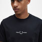 Fred Perry T-shirts  Embroidered t-shirt - black 