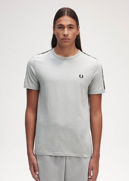 Fred Perry T-shirts  Contrast tape ringer t-shirt - limestone black 