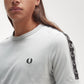 Fred Perry T-shirts  Contrast tape ringer t-shirt - limestone black 