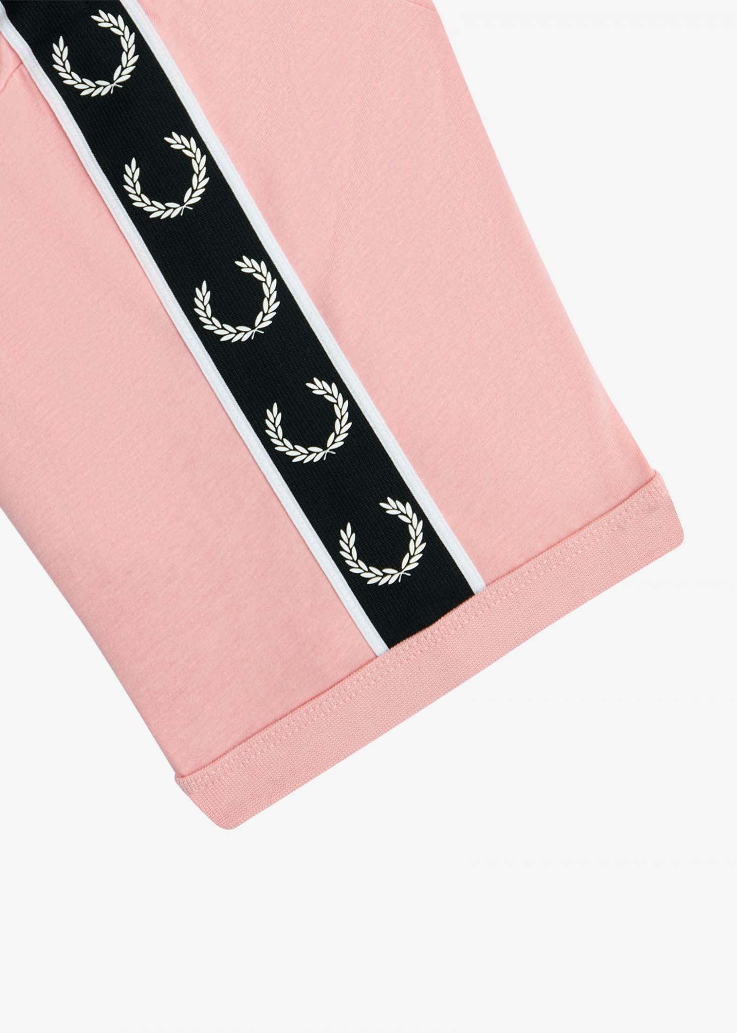 Fred Perry T-shirts  Contrast tape ringer t-shirt - chalky pink black 