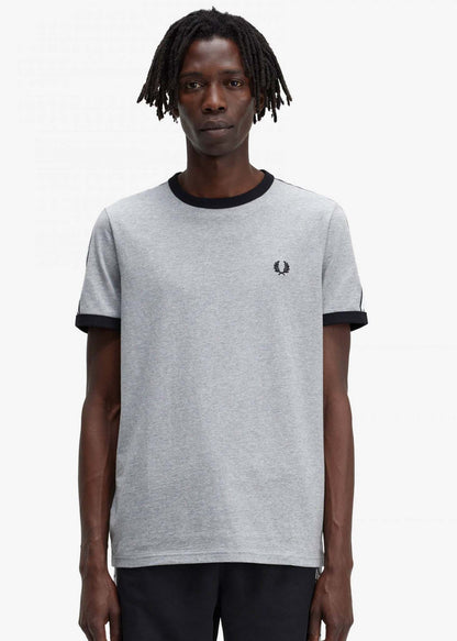 Fred Perry T-shirts  Taped ringer t-shirt - steel marl 