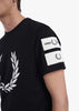 Fred Perry T-shirts  Badge detail t-shirt - black 