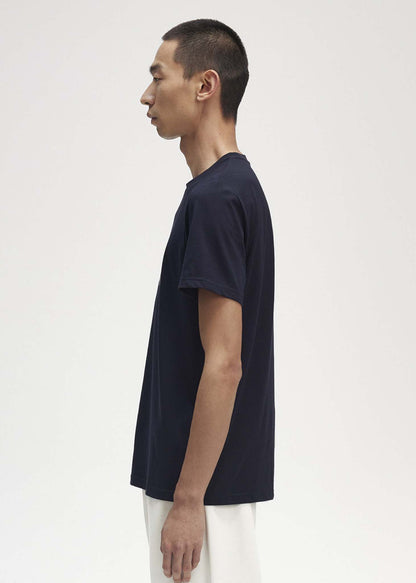 Fred Perry T-shirts  Circle branding t-shirt - navy 