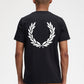 Fred Perry T-shirts  Back graphic t-shirt - black 
