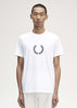 Fred Perry T-shirts  Laurel wreath graphic t-shirt - white 