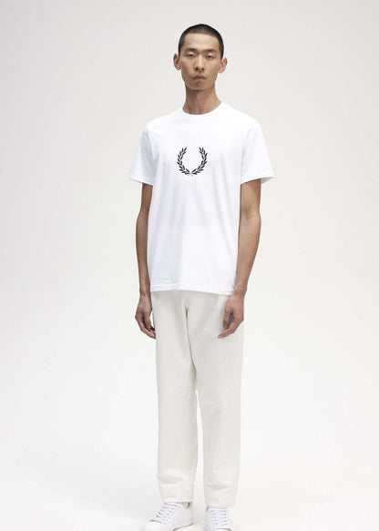 Fred Perry T-shirts  Laurel wreath graphic t-shirt - white 