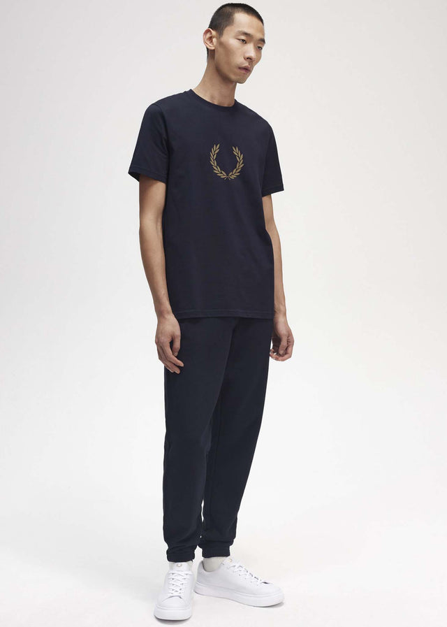 Fred Perry T-Shirts  Laurel wreath graphic t-shirt - navy 